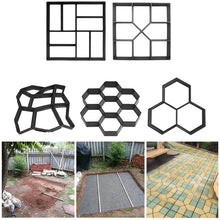 Load image into Gallery viewer, Garden Walk Pavement Mold DIY Manually Paving Cement Brick Stone Road Concrete Molds Path Maker Reusable DIY Manually Paving